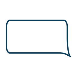 icon of a word bubble