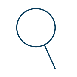 Icon of a magnifying glass