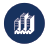 nursing organization blue circle logo