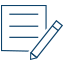 pencil and paper icon